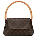 Brown Louis Vuitton Monogram Looping Mini Shoulder Bag