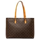 Borsa tote Luco monogramma Louis Vuitton marrone