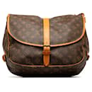 Marrom Louis Vuitton Monograma Saumur 35 Saco Crossbody