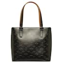 Bolsa tote Louis Vuitton Monogram Mat Stockton cinza