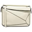 LOEWE White Mini Puzzle Satchel - Loewe