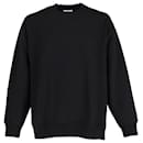 Acne Studios Crewneck Sweatshirt in Black Cotton