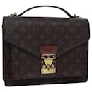 Louis Vuitton Monogram Monceau 28 Hand Bag 2way M51185 LV Auth 75727