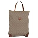 CELINE Borsa a mano in tela macadam Beige Auth 76414 - Céline