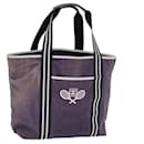 CHANEL Sports Line Sacola Lona Roxa CC Auth 76725 - Chanel