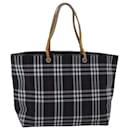 BURBERRY Nova Check Sac à Main Nylon Noir Authentique 76571 - Burberry