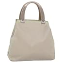 Prada Tote Bag Nylon Bege Auth 76005