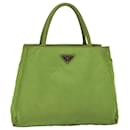 PRADA Sac à Main Nylon Vert Auth 76574 - Prada