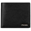 Prada Black Saffiano Bifold Wallet