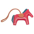 Hermès Charm para bolso Rodeo Grigri de piel de cordero Milo rojo PM