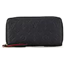 Louis Vuitton Black Monogram Empreinte Zippy Wallet