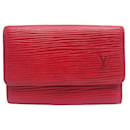 LLAVERO MÚLTIPLE LOUIS VUITTON 6 M6382LLAVERO E EN PIEL EPI ROJO - Louis Vuitton