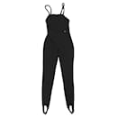 NEW CHANEL P TROUSERS JUMPSUIT64465 M 38 BLACK BLACK JUMPSUIT TROUSERS - Chanel