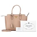 Prada Saffiano Leather 2WAY Handbag Shoulder Bag 1BA113 in Great Condition