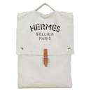 Hermes Canvas Baggy Baggage Handbag in Good Condition - Hermès