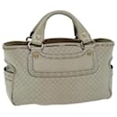 CELINE Hand Bag Leather Beige Auth 74693 - Céline