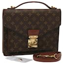 Louis Vuitton Monogram Monceau 28 Bolsa 2maneira M51185 Autenticação de LV 75725