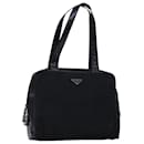 PRADA Shoulder Bag Nylon Black Auth 76453 - Prada