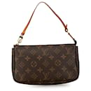 Bolso de hombro Louis Vuitton Monogram Pochette Accessoires marrón