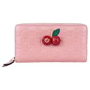 Gucci GG Monogram Cherry Zippy Wallet