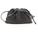 Bottega Veneta Mini The Pouch Leather Shoulder bag in Black