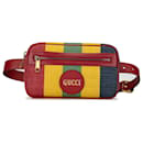 Gucci Red Baiadera Stripe Belt Bag