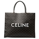 Bolsa horizontal Celine Black Triomphe Cabas - Céline