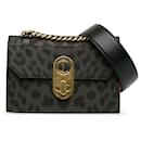 Christian Louboutin Gray Mini Leopard Print Elisa Crossbody