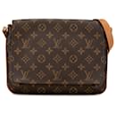 Louis Vuitton Brown Monogram Musette Tango correa corta