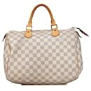 Louis Vuitton White Damier Azur Speedy 30