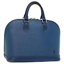 Bolsa de mão LOUIS VUITTON Epi Alma Azul Toledo M52145 Autenticação de LV 76959 - Louis Vuitton