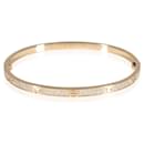 Cartier love bracelet, Small model, Paved (Yellow gold)