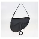 Dior Black Ultramatte Saddle Bag