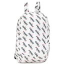 White Fendi x Fila Mania Packable Backpack