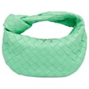 Grüne Bottega Veneta Mini Intrecciato Jodie Handtasche