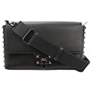 Borsa a tracolla Rockstuds in pelle x Studs Valentino Garavani nera