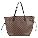 Louis Vuitton Damier Ebene Neverfull MM Shoulder Bag N51105