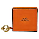 Anel de lenço banhado a ouro da Hermes em ótimo estado - Hermès