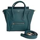 Celine Nano Leather Luggage Tote Bag Leather Handbag in Great Condition - Céline