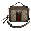 Gucci GG Supreme Ophidia Mini sac à bandoulière en toile Sac à bandoulière 602576 In excellent condition