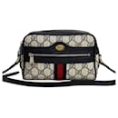 Gucci GG Supreme Ophidia Mini Bag Canvas Crossbody Bag 517350 in good condition