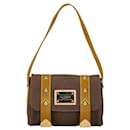 Louis Vuitton Antigua Canvas Shoulder Bag M40072 in Very Good Condition