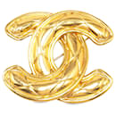 Broche Chanel Gold CC