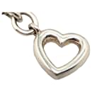 Tiffany & Co Silver Heart Arrow Necklace Metal Necklace in Good condition