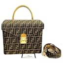 Fendi Zucca Canvas Vanity Bag Canvas Vanity Bag in Excellent condition