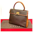 Celine Macadam Top Handle Bag  Leather Handbag in Very Good Condition - Céline