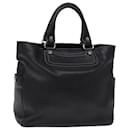 CELINE Boogie bag Hand Bag Leather Black Auth yk12744 - Céline