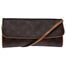 LOUIS VUITTON Monogramm Pochette Twin GM Umhängetasche M.51852 LV Auth hk1343 - Louis Vuitton