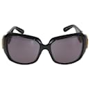 Gucci Black Bamboo Horsebit Oversized Sunglasses