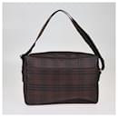 Borsa a tracolla Burberry marrone con motivo House Check